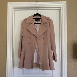 Almond color trench coat